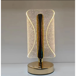 LAMPE DE TABLE TACTILE DOREE
