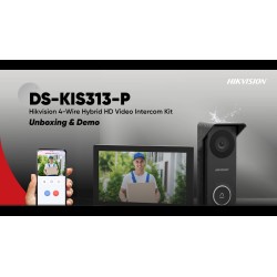 KIT VIDEOPHONE HYBRIDE ECRAN 7 POUCES WIFI HIKVISION