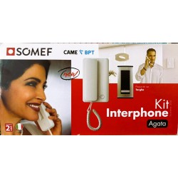 KIT INTERPH AGATA SANS INTERCOM 2 POSTES SYS200 ENCASTRABLE