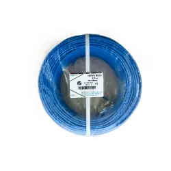 FIL RIGIDE H07V-U2.5 BLEU (ROULEAU DE 100m)