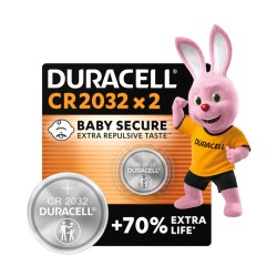 PILE BOUTON LITHIUM CR2032 DURACELL 3V