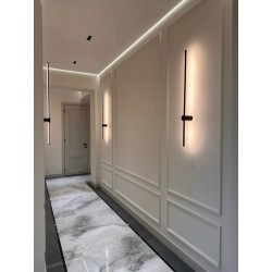 APPLIQUE MURALE LED BATON NOIR