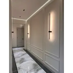 APPLIQUE MURALE LED BATON NOIR