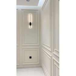 APPLIQUE MURALE LED BATON NOIR