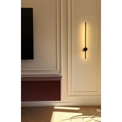 APPLIQUE MURALE LED BATON NOIR