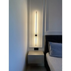 APPLIQUE MURALE LED BATON NOIR