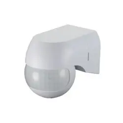 DETECTEUR DE MOUVEMENT MURAL 180°/12M IP44